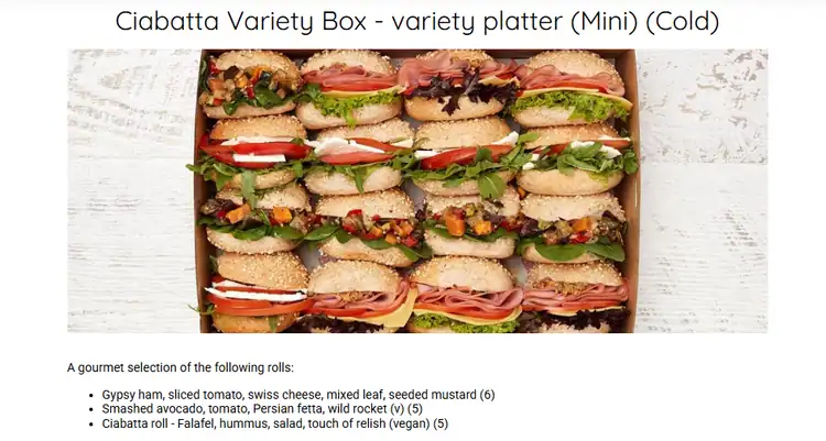 Ciabatta Variety Box Mini Melbourne