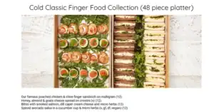Finger Food Platter Melbourne 48 Pieces