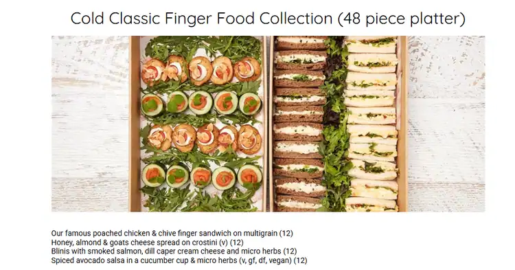 Finger Food Platter Melbourne 48 Pieces