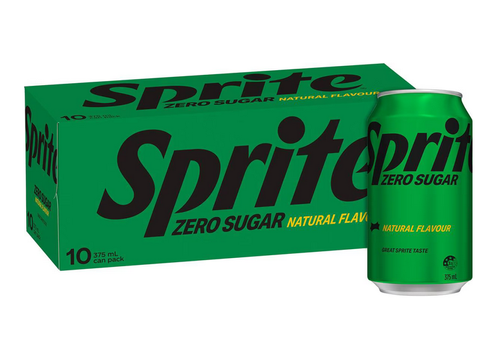 Sprite Zero Sugar 375ml 10 Pack